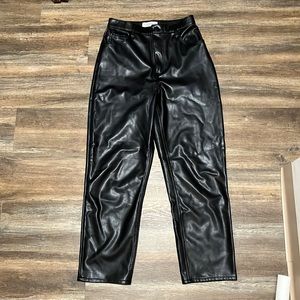 Abercrombie leather pant